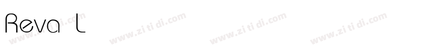 Reva Light字体转换 Reva Light字体转换